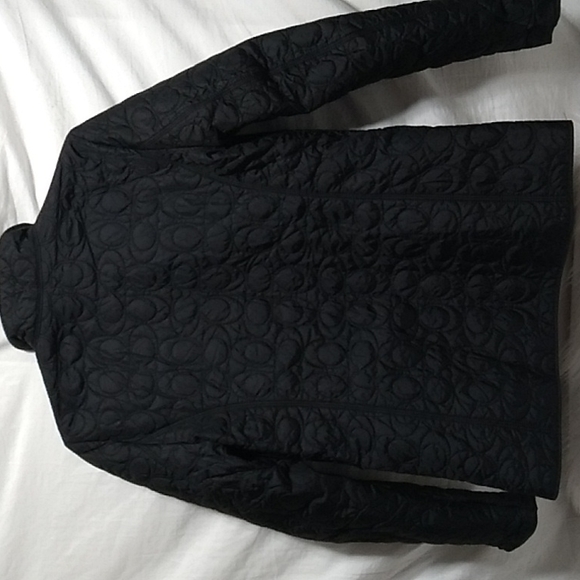 FINAL SALE! Coach Monogram Quilted Coat Sz. S/P Very Good Condition - Picture 4 of 16